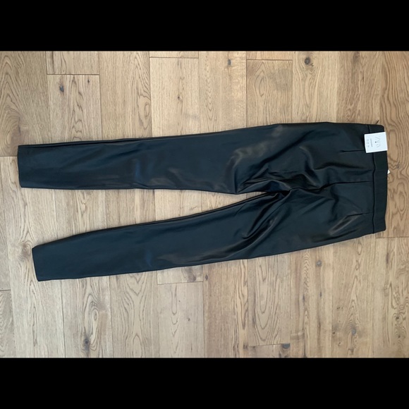 Zara Black Leather Pants - Picture 3 of 6